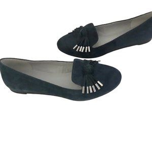 Clevin Klein Blue Suede Loafers
